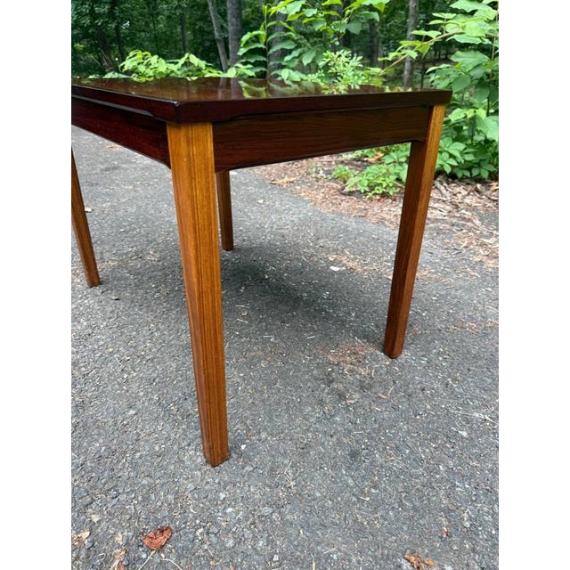 Brown Mid-Century Modern Rosewood Side Table - Haug Snekkeri For Sale - Image 8 of 16