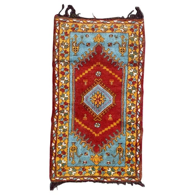 Small Mid-Century Turkish Ushak Rug For Sale - Image 14 of 14