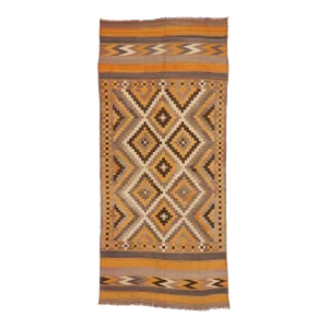 Vintage Afghan Maimana Kilim Rug - 05'04 X 12'00