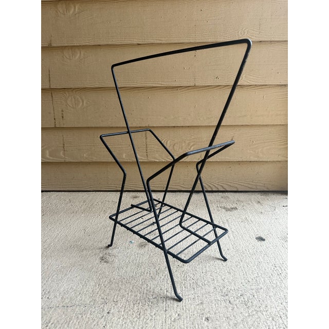 Mid-Century Modern Mid-Century Magazine Rack For Sale - Image 3 of 3