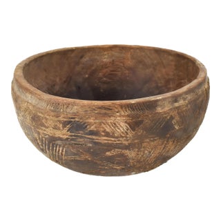 Mid 20th Century African Wood Bowl For Sale