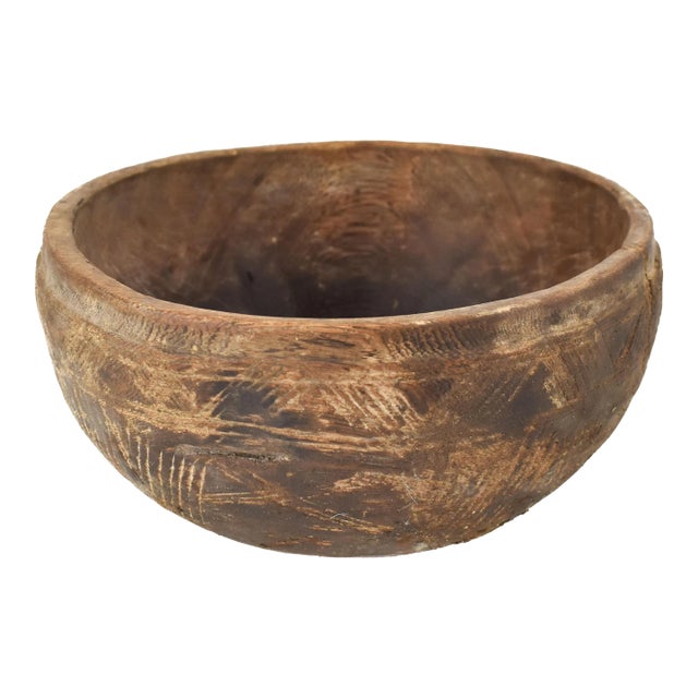 Mid 20th Century African Wood Bowl For Sale