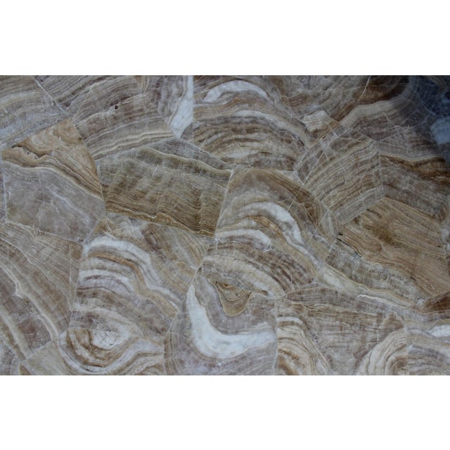 Maitland-Smith Silver Giltwood Dolphin Table For Sale - Image 11 of 18