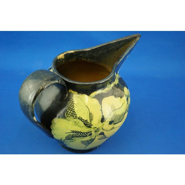 20th Century Majolica Ceramic Jug from Squarciarelli - Tidei Brothers, Italy, 1920s For Sale - Image 16 of 18