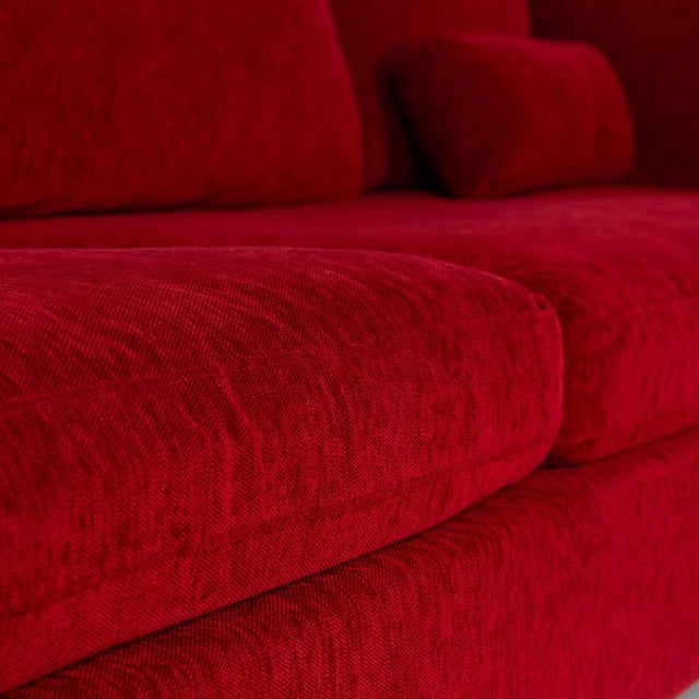 Alba Fabric Corner Red Sofa from Brühl For Sale - Image 4 of 15
