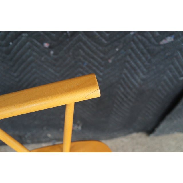 Wood 1970s Jorgen Baekmark / FDB Mobler Danish Modern Beech Rocking Chair Modernist Rocker For Sale - Image 7 of 12