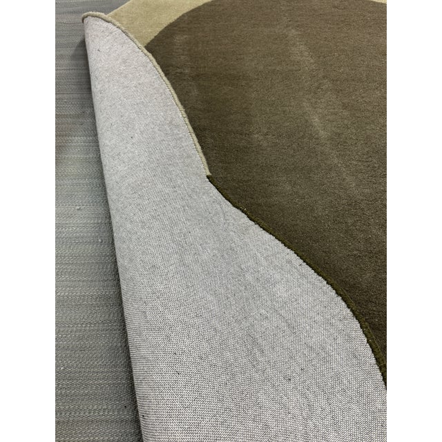 2010s 5ft 3in X 6ft 8in Brink & Campman Element Moore Moss Rug For Sale - Image 5 of 11