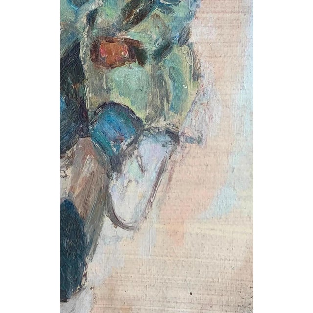 Children Portraits Oil Painting Original Ukrainian Artist Sokolovsky G. 1960s For Sale - Image 6 of 6