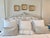 Sophisticated pair of lumbar pillows custom made in British iconic fabric from Holland Sherry. Known for their fabulous...