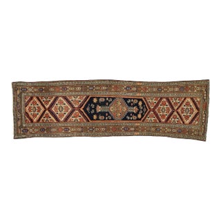 Antique Persian Malayer Hallway Runner - 03'04 X 11'01 For Sale