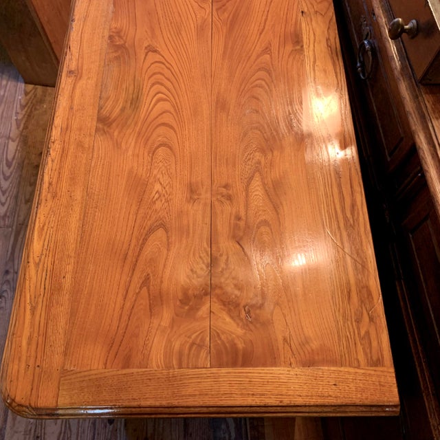 Small French Provincial Elm Cabinet, 19th Century For Sale - Image 13 of 14