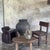 Brown Small Oval Stool in Teak, 1980s For Sale - Image 8 of 11