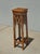 Vintage French Counry Bamboo Rattan Plant Stand ~ Side Table For Sale - Image 9 of 14