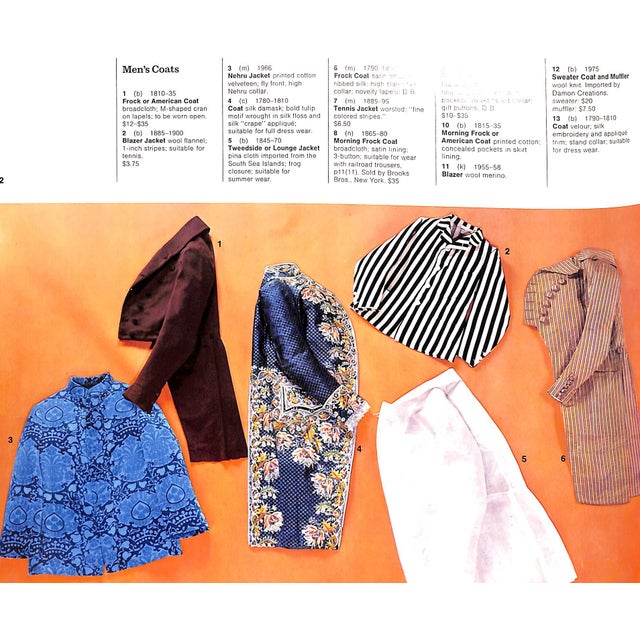 "Of Men Only: A Review of Men's and Boys' Fashions, 1750-1975" 1976 For Sale - Image 14 of 17