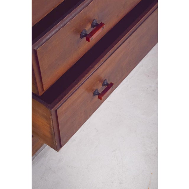 Vintage Art Deco English Chest of Drawers, 1920 For Sale - Image 6 of 10