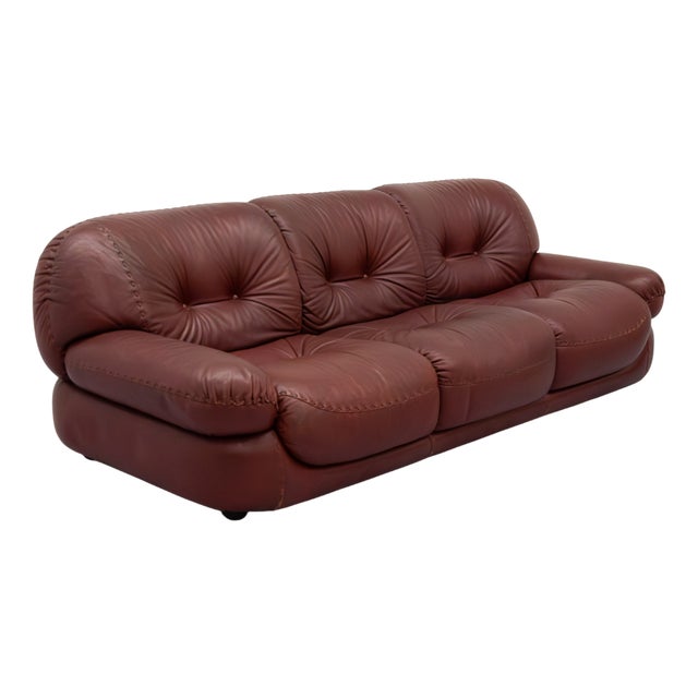 Italian Three-Seater Sofa by Sapporo for Mobil Girgi, 1970s For Sale