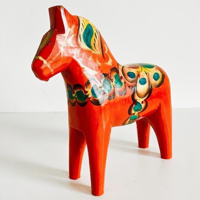 Vintage Swedish Dala Horse Statue by Nils Olsson, 1960s For Sale - Image 3 of 8