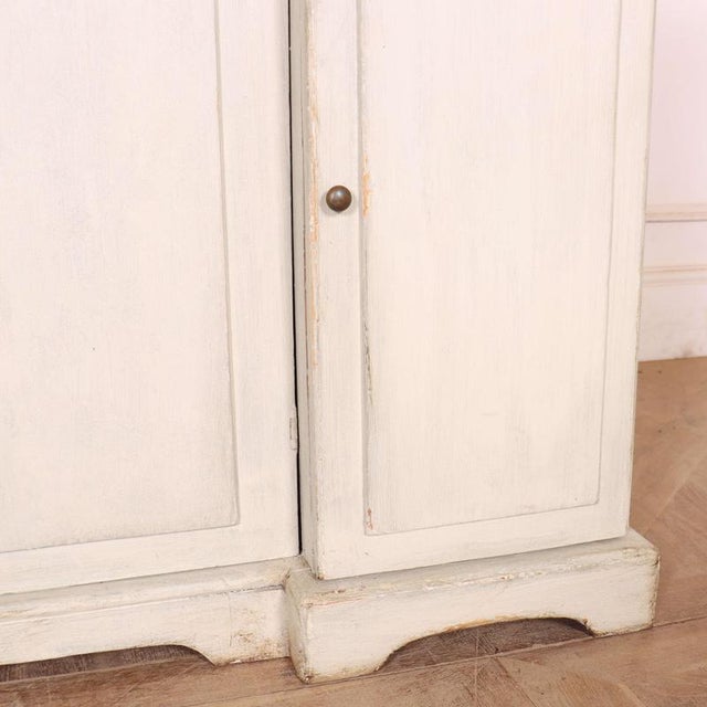 Wood English Breakfront Dresser Base in Pine For Sale - Image 7 of 14