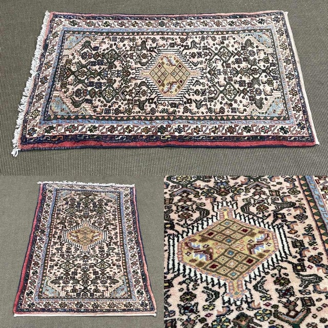 Handmade Iranian Wool Rug For Sale - Image 3 of 10