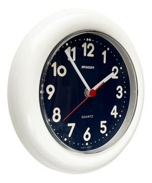 Vintage German Postmodern Wall Clock from Staiger, 1980s