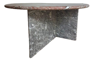 Vintage Danish Marble Coffee Table, 1960