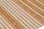 Rug & Kilim’s Contemporary Dhurrie Rug in Rust and White Stripes For Sale In New York - Image 6 of 8