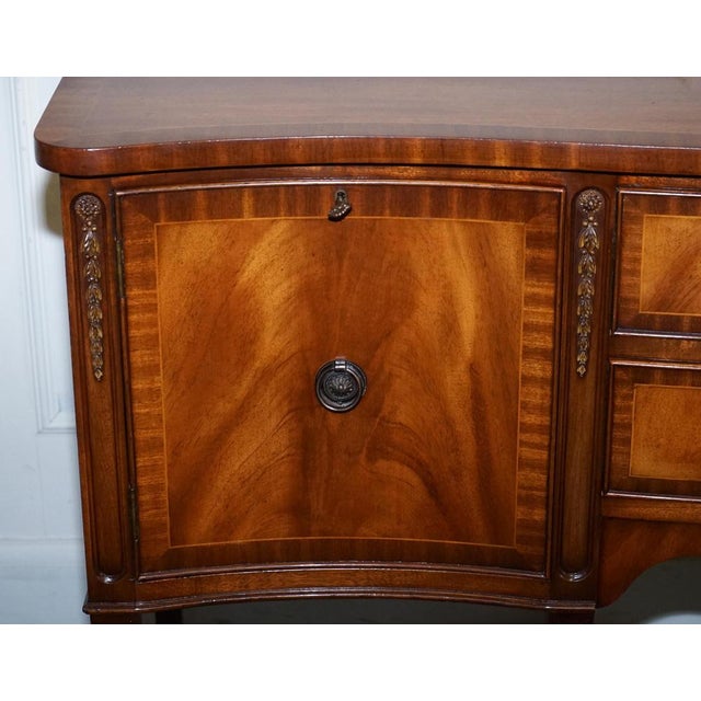 Vintage Edwardian Hardwood Sideboard Made by Jaycee Furniture For Sale - Image 16 of 18