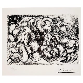 After Pablo Picasso, The Embrace, Lithograph, 1973 For Sale