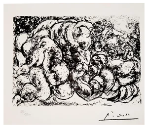 After Pablo Picasso, The Embrace, Lithograph, 1973