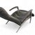 DAVID / design armchair /lounger by Interprofil / black leather good condition DAVID design armchair/lounger by...