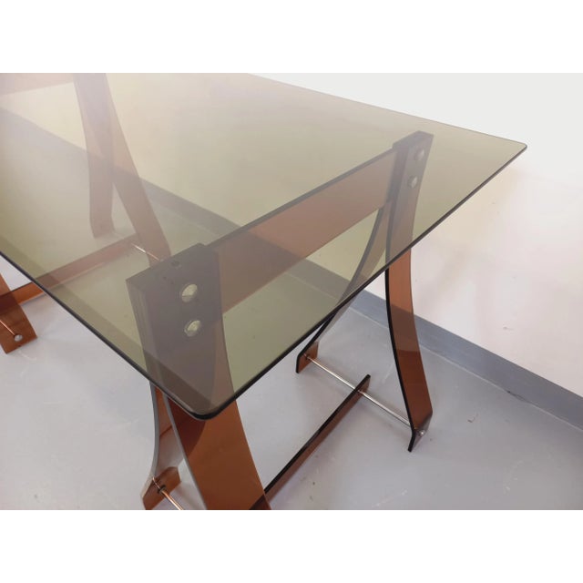 1970s Vintage Desk by Marcello Gacita and Pierre Tiberi for Rodet, 1970s For Sale - Image 5 of 18