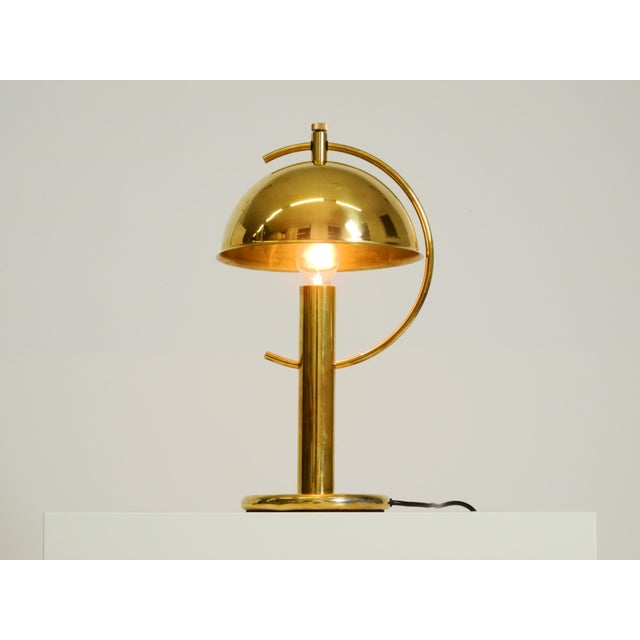 Mid-Century Modern Large Vintage Brass Table Lamp from Gebrüder Cosack, 1970s For Sale - Image 3 of 18