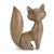 Kenneth Ludwig Chicago Modern Fox Figurine (Set of 2) For Sale - Image 4 of 5