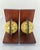 Vintage Old World Spinning Globe Bookends perfect for a teens room or den, office or bookshelf etc. 6.25in h x 6in w...