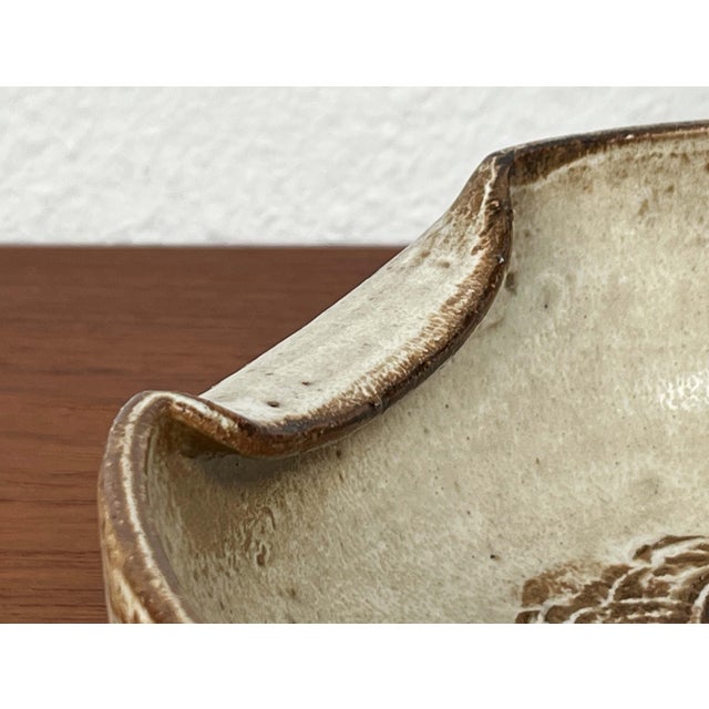 Mid-Century Modern Danish Studio Pottery Bowl by Aksel Larsen for Axella, 1960s For Sale - Image 5 of 16