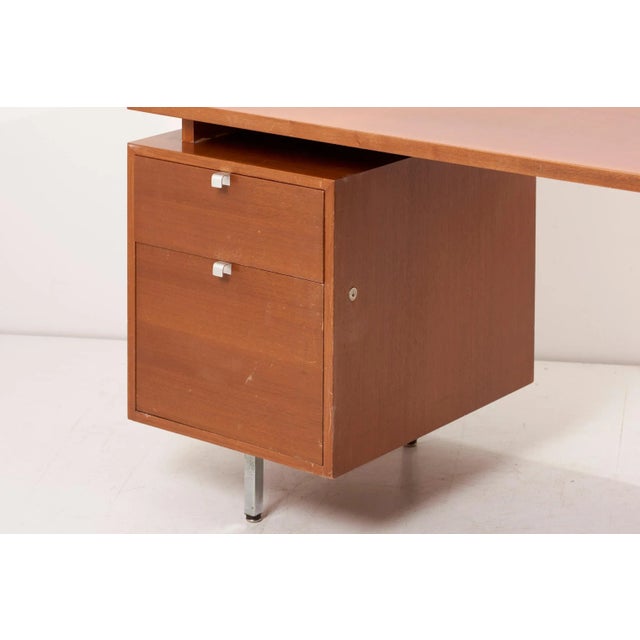 Brown Desk by George Nelson for Herman Miller, 1960s For Sale - Image 8 of 16
