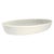 Vintage French Apilco Heavy White Porcelain Oval Gratin Baker, 14.5 Inch For Sale - Image 9 of 10