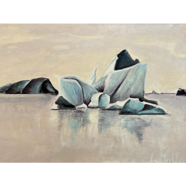 Painter born in Alsace in 1925. Died in 2009 in Switzerland. Original frame Silver wooden frame 54.5 x 66.5 x 5 cm This...