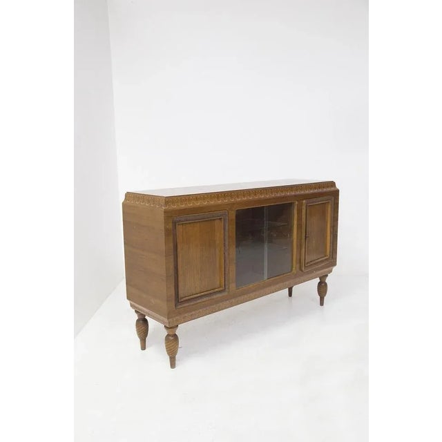 Mid-Century Wooden Sideboard from Valzania, 1950s For Sale - Image 11 of 11