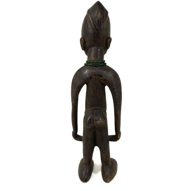 Early 20th Century Yoruba Ibeji Female Miniature Figure 13.5 Inch Nigeria For Sale - Image 4 of 7