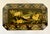 Vintage Chinoiserie Faceted Black Lacquer Bird and Blossom Jewel Box For Sale - Image 4 of 12