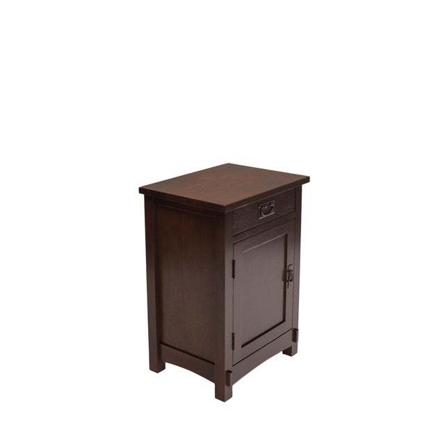 Elevate your space with the Mission Oak Nightstand / End Table, a masterfully crafted piece inspired by the iconic...