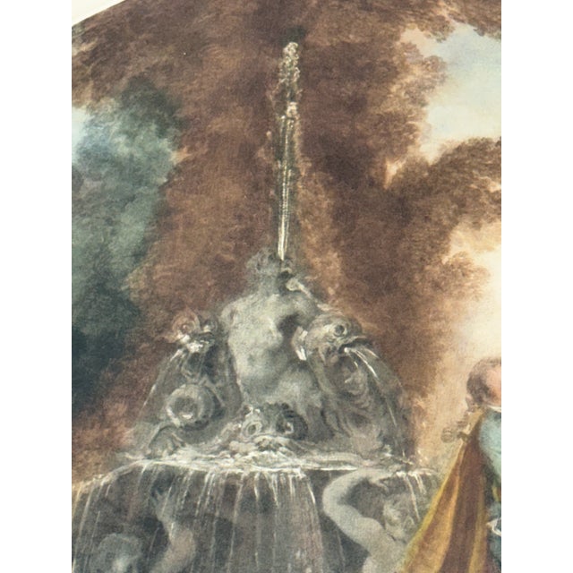 Antique Nicolas Lancret "Das Menuett" Print, Framed For Sale In San Francisco - Image 6 of 12