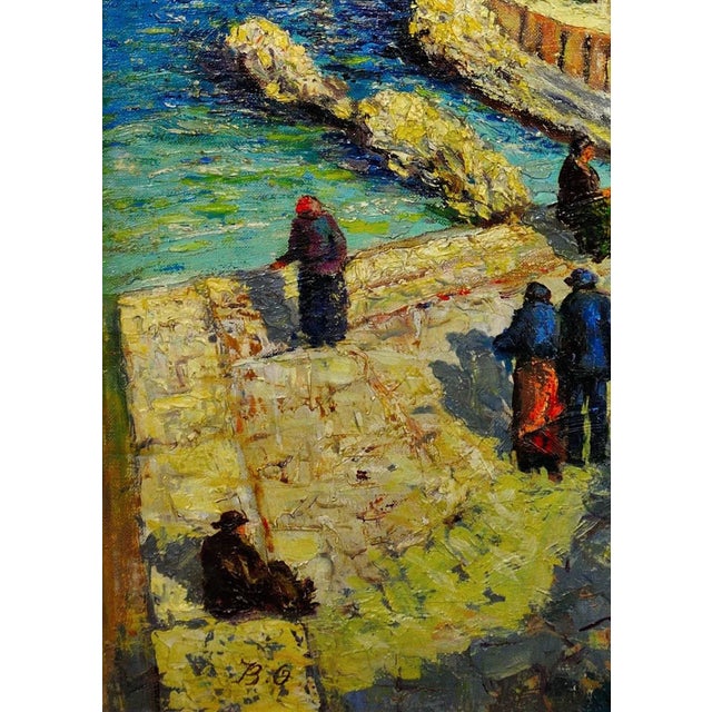 Jean-Baptiste Olive, The Château d'If, Frioul Archipelago, Marseille, Oil Painting, Framed For Sale - Image 9 of 18