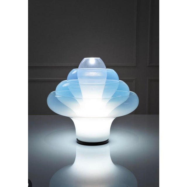 Carlo Nason Table Lamp Produced by Mazzega, Mod. Lotus Lt305, 1960s, in Very Good conditions. Designed 1960 to 1969 I have...