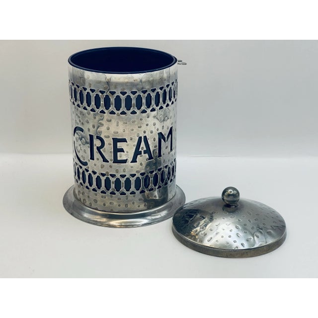 Mid 20th Century Silverplate Creamer Jar For Sale - Image 9 of 9