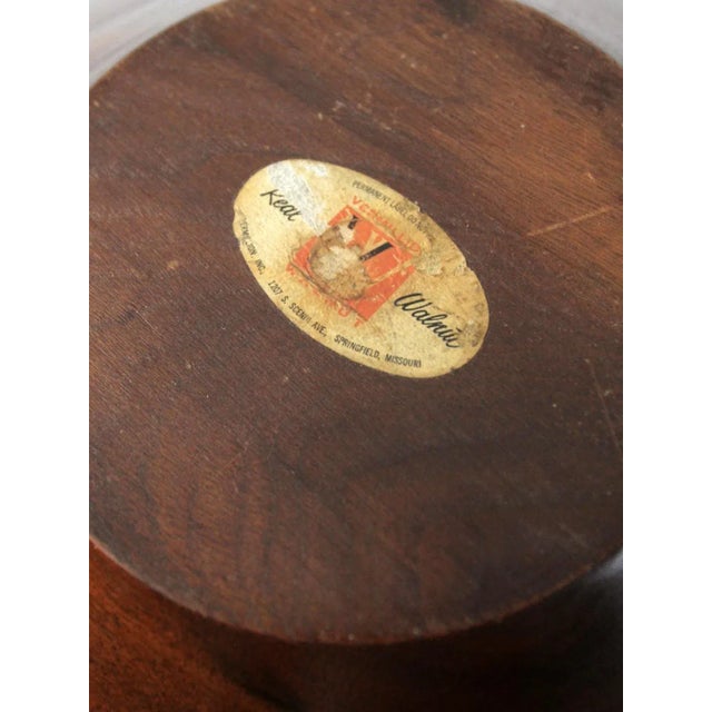 Mid-Century Walnut Serving Bowl Set of 5 For Sale - Image 11 of 12
