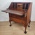 1930s Vintage Secretaire in Teak and Leather, 1930s For Sale - Image 5 of 18