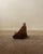 French Brutalist Wooden Tripod Stool in Oak, 1950s For Sale - Image 6 of 8