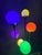 Metal Vintage Sapling Floor Lamp in Opaline Glass and Brass, 1960s For Sale - Image 7 of 10